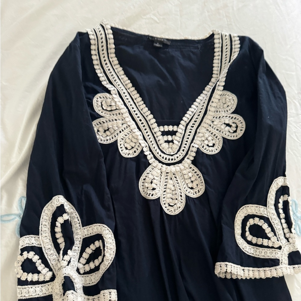 Jcrew navy cover up